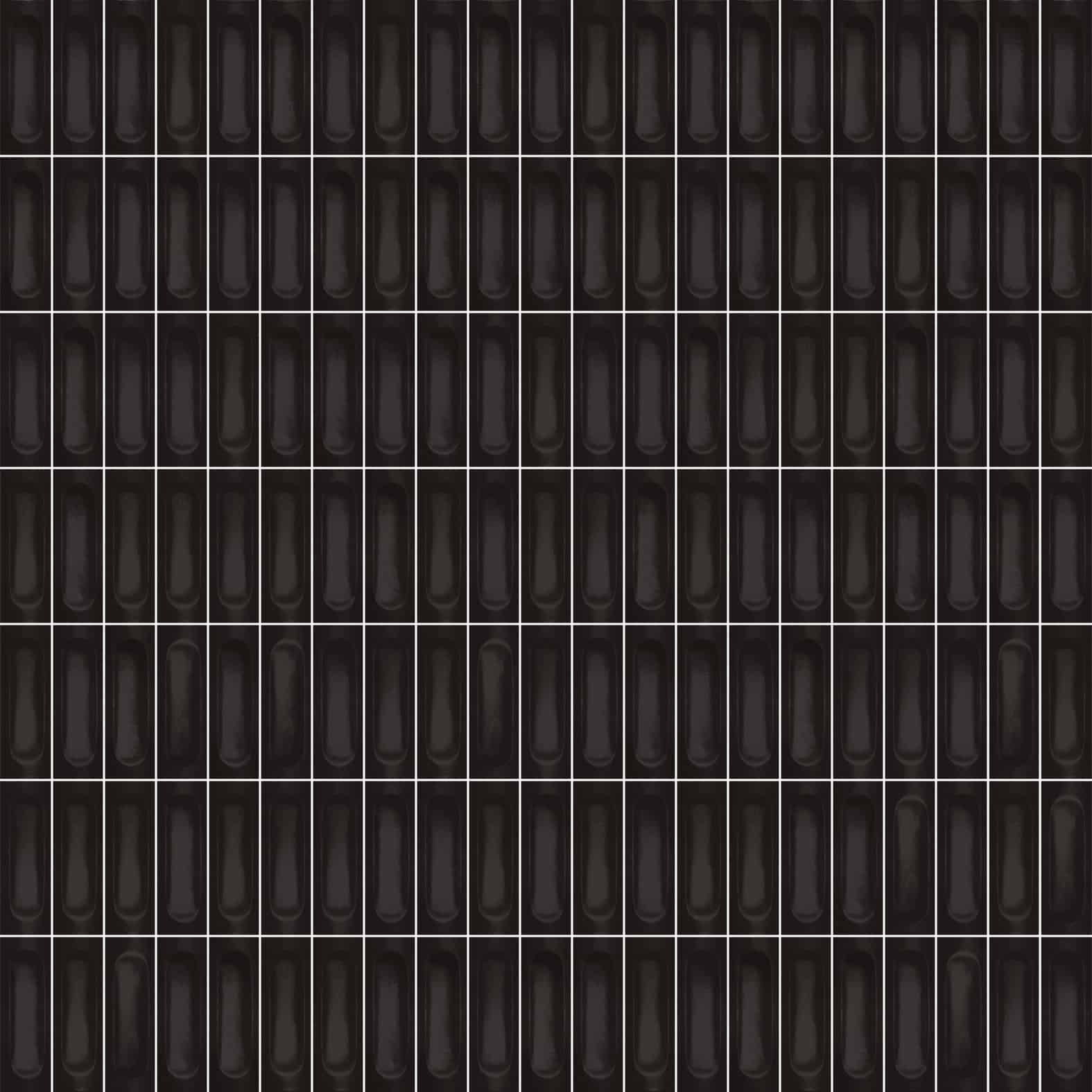 Confetto | 2" x 6" Struttura | Nero