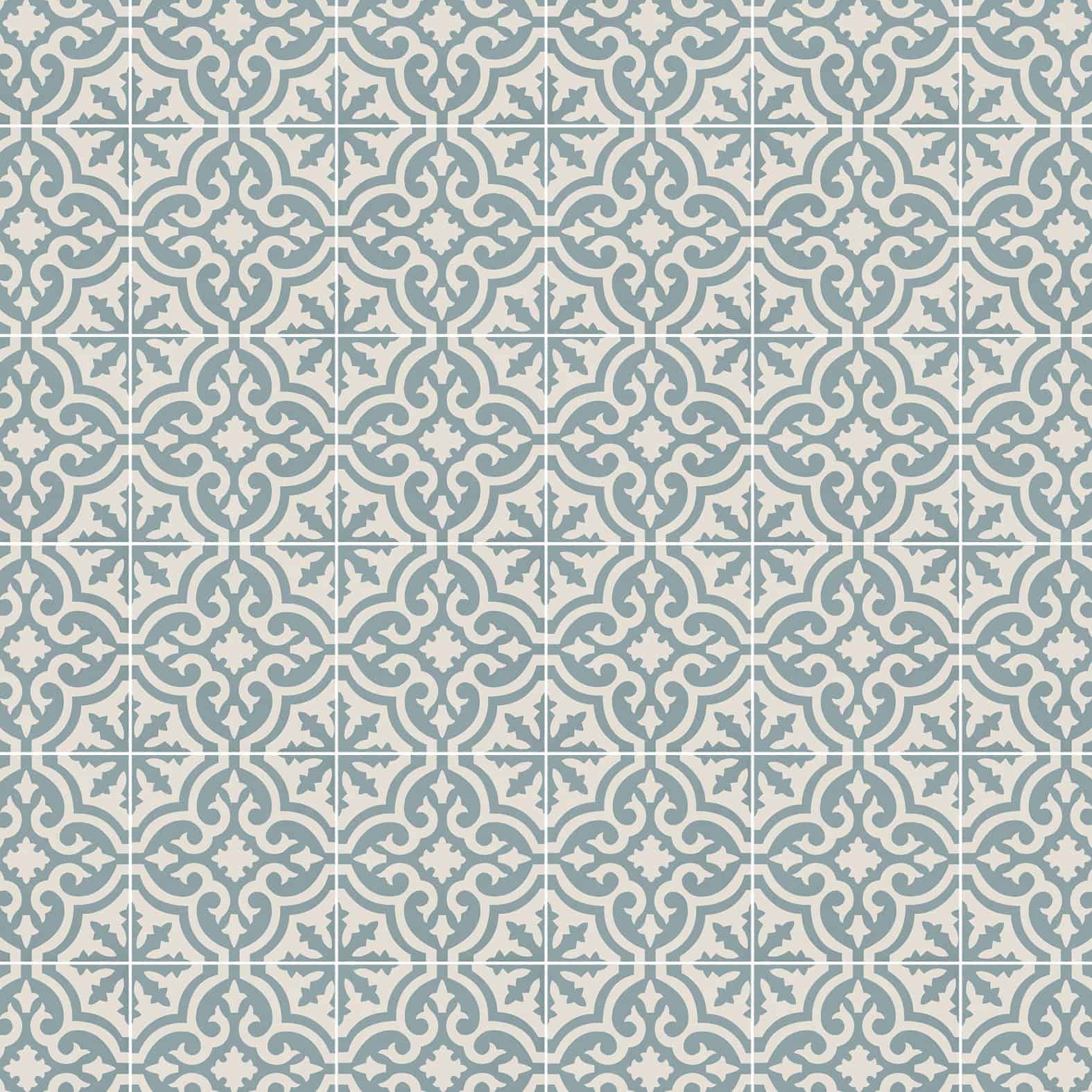 Deco Anthology | 8" x 8" | Original B Light blue