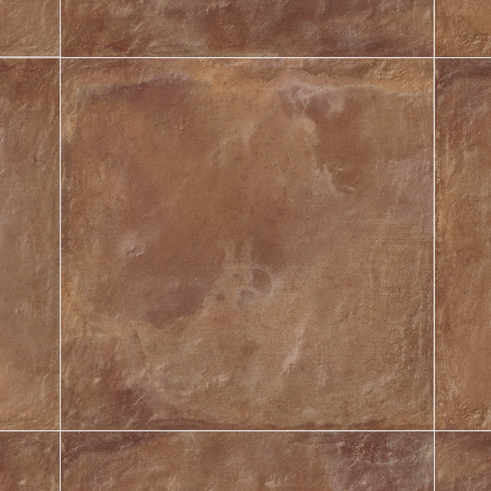 Forme | 32" x 32" | Terracotta