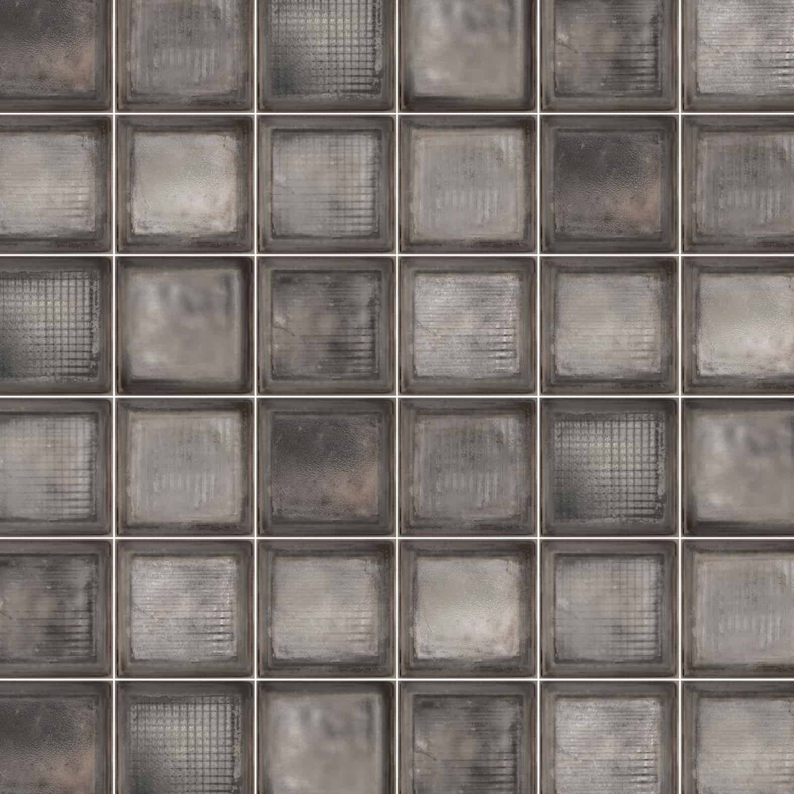 Glass Blocks | 8" x 8" | Dusty Black