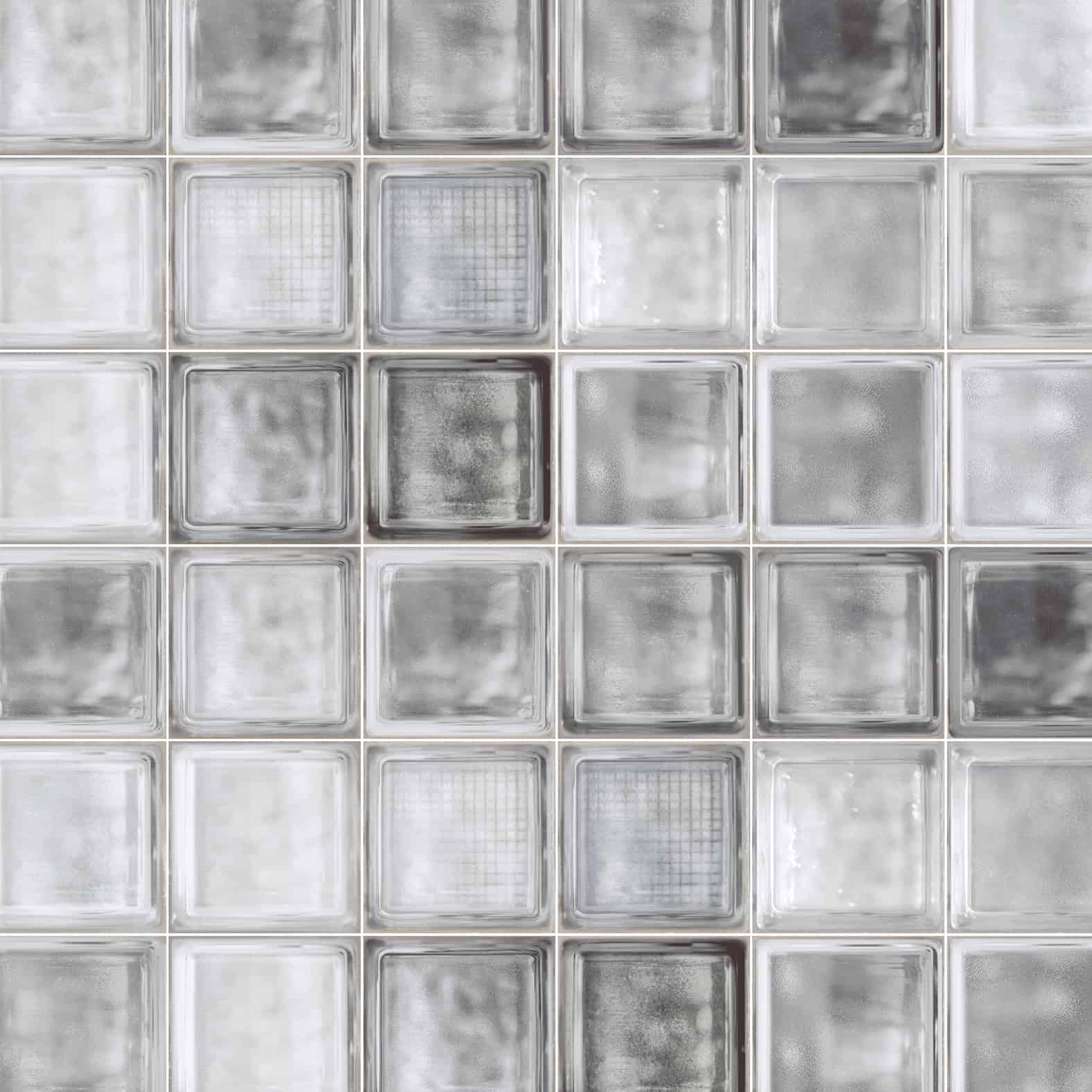 Glass Blocks | 8" x 8" | Dusty White