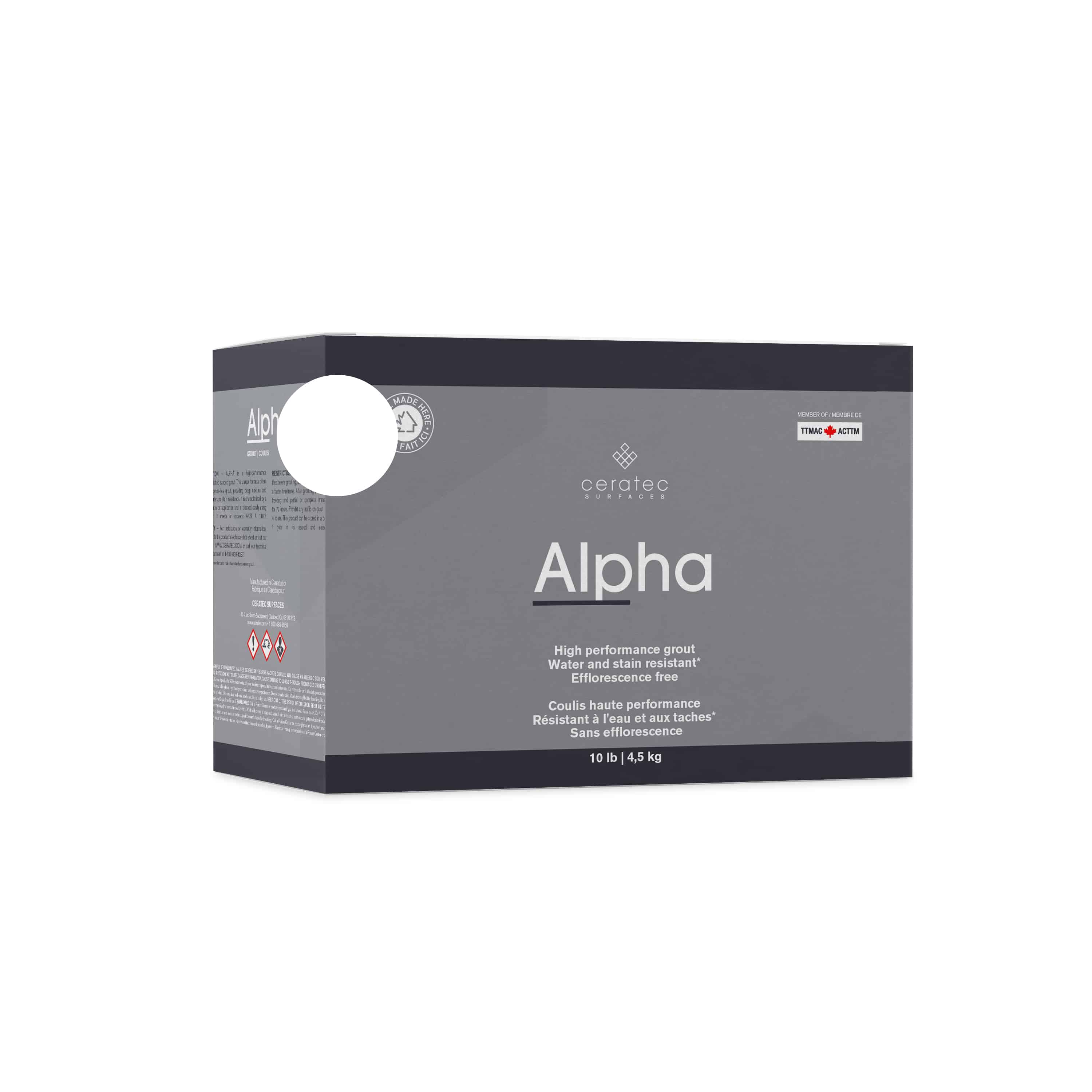 Alpha 01 4.5kg Blanc