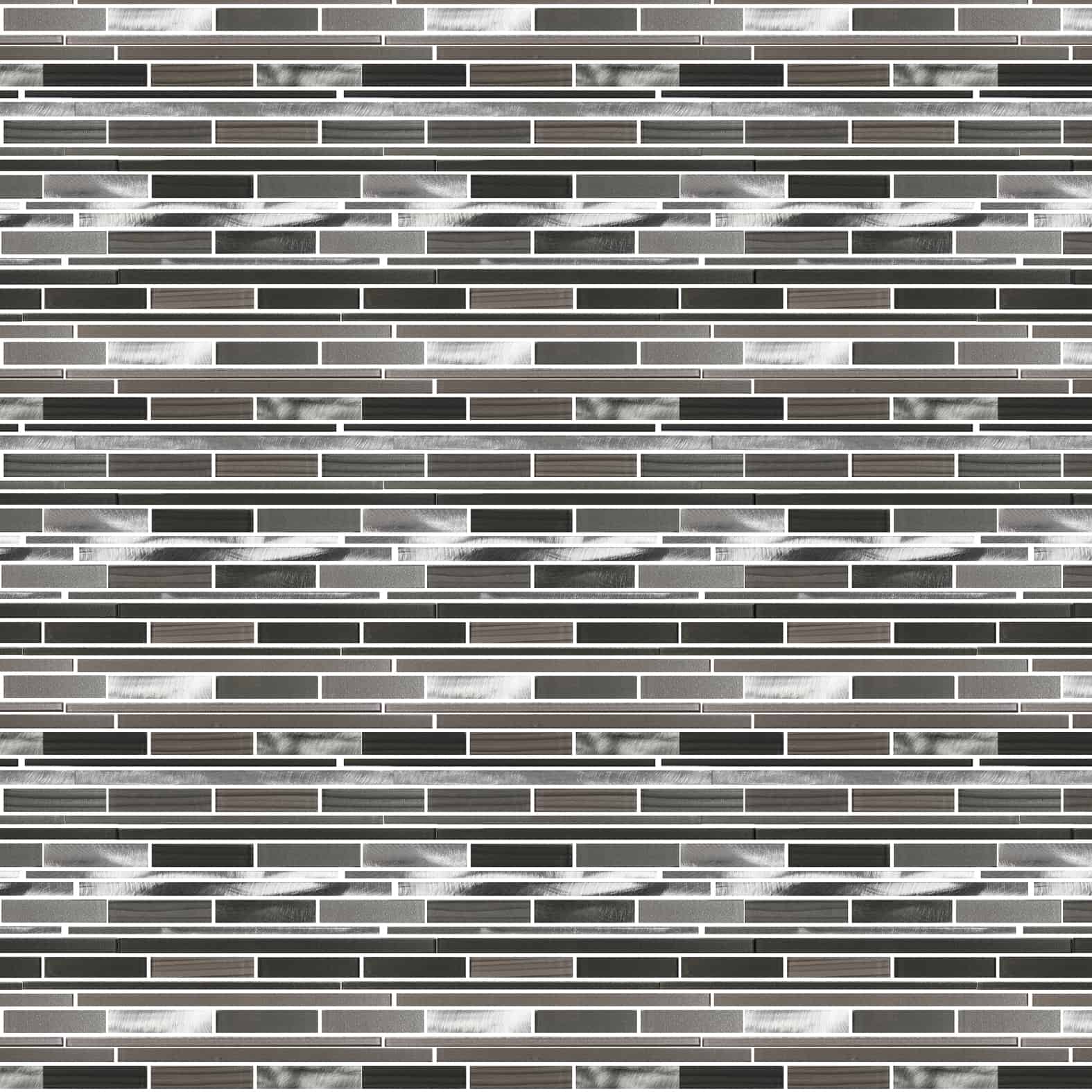 Metropole | 12"x 12" interlocking | Charcoal