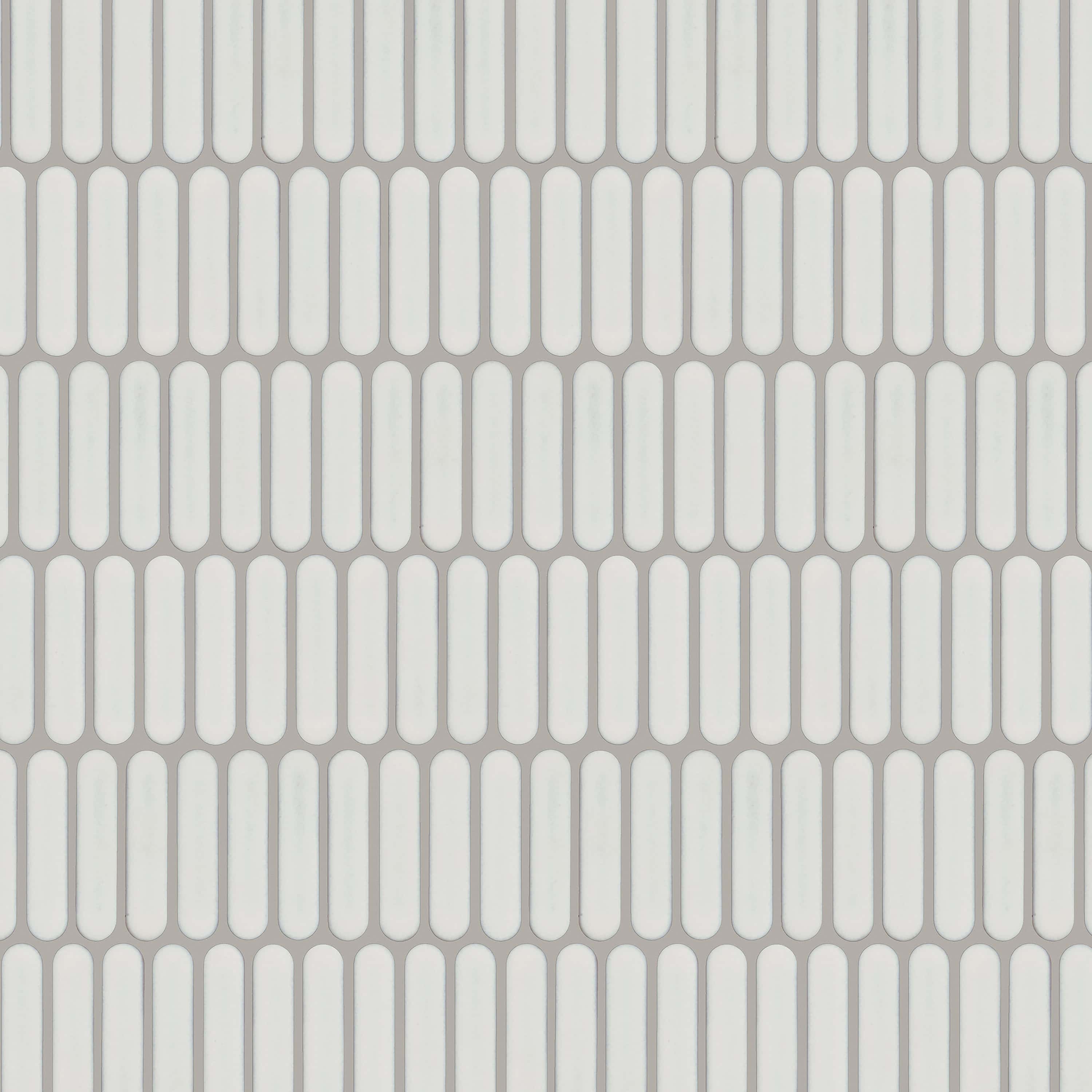 Ovaline | 1" x 4" | Bianco