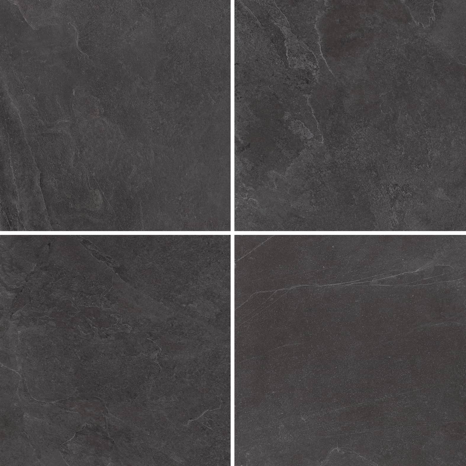 Realstone Slate | 24" x 24" | Black