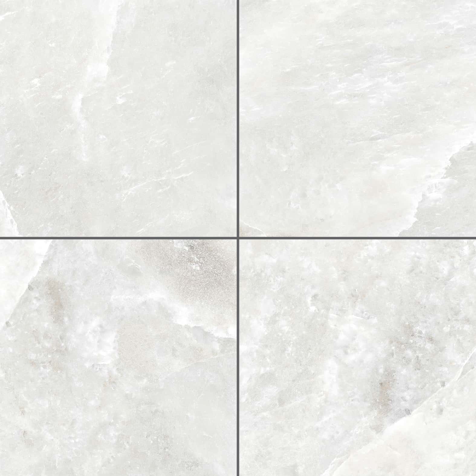 Rock Salt | 24" x 24" | White