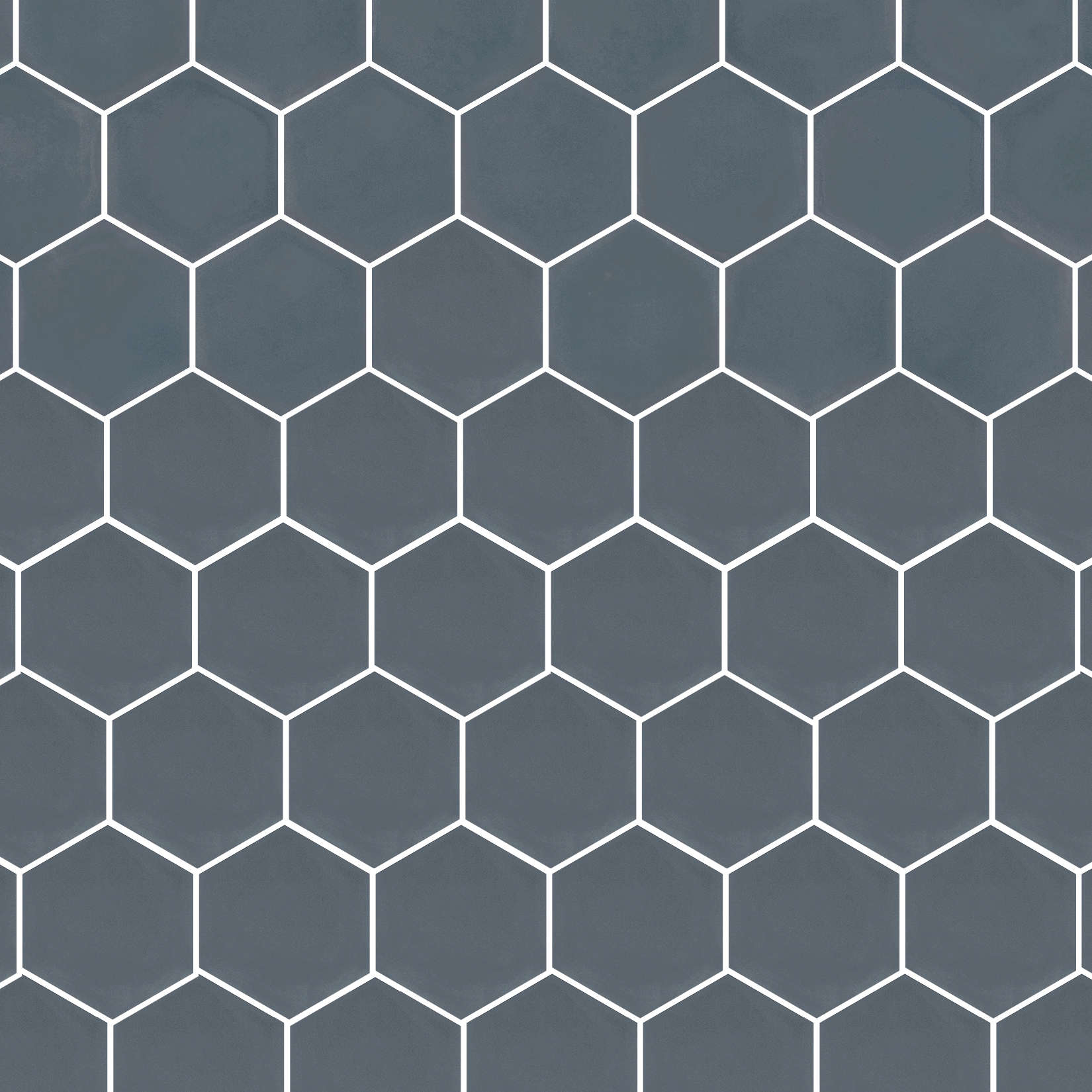 Stratford | 7" x 8" Hex | Blue