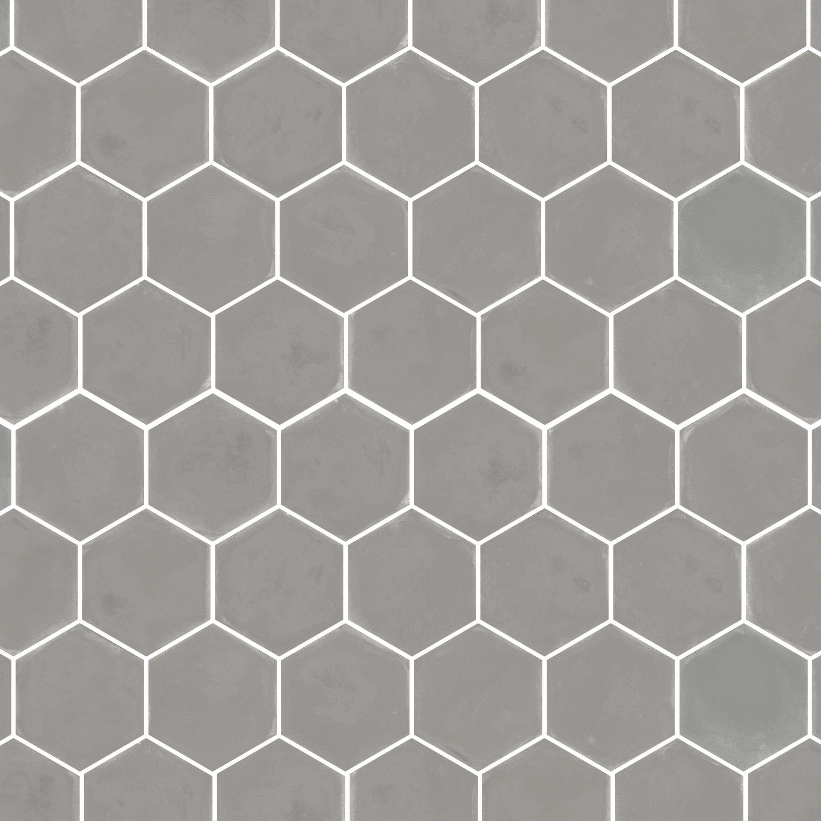 Stratford | 7" x 8" Hex | Grey