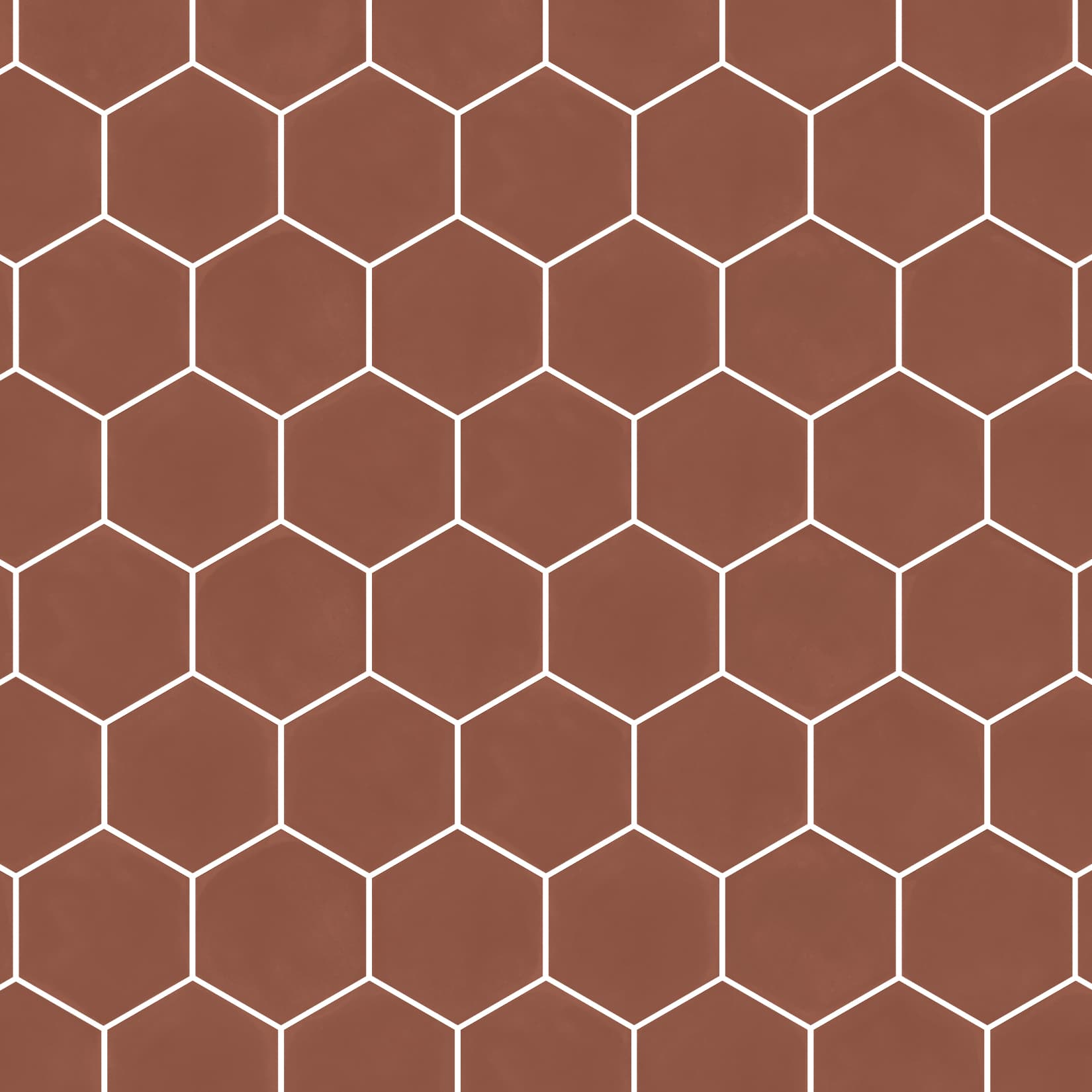 Stratford | 7" x 8" Hex | Red