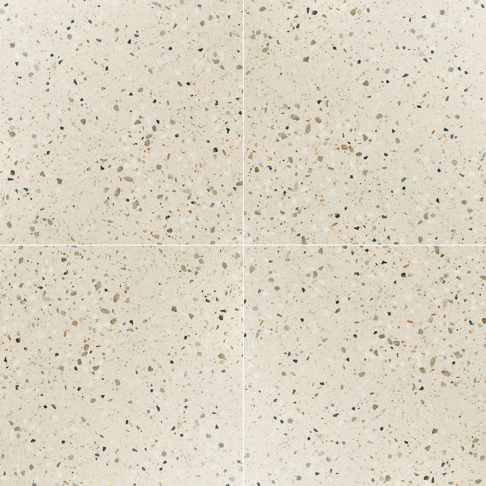 Terrazzo | 24" x 24" | White