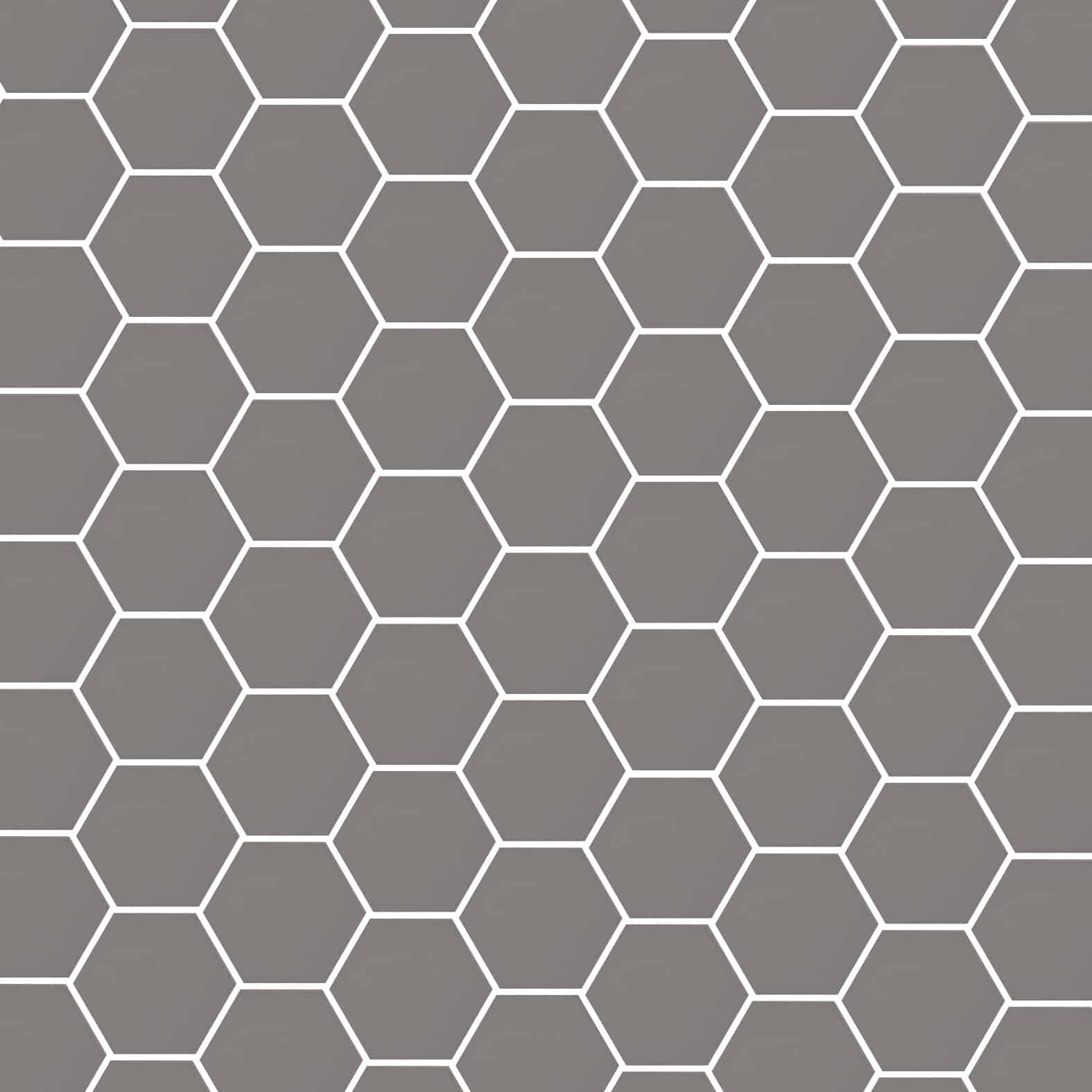 Twist | 6" x 7" Hex | Grey