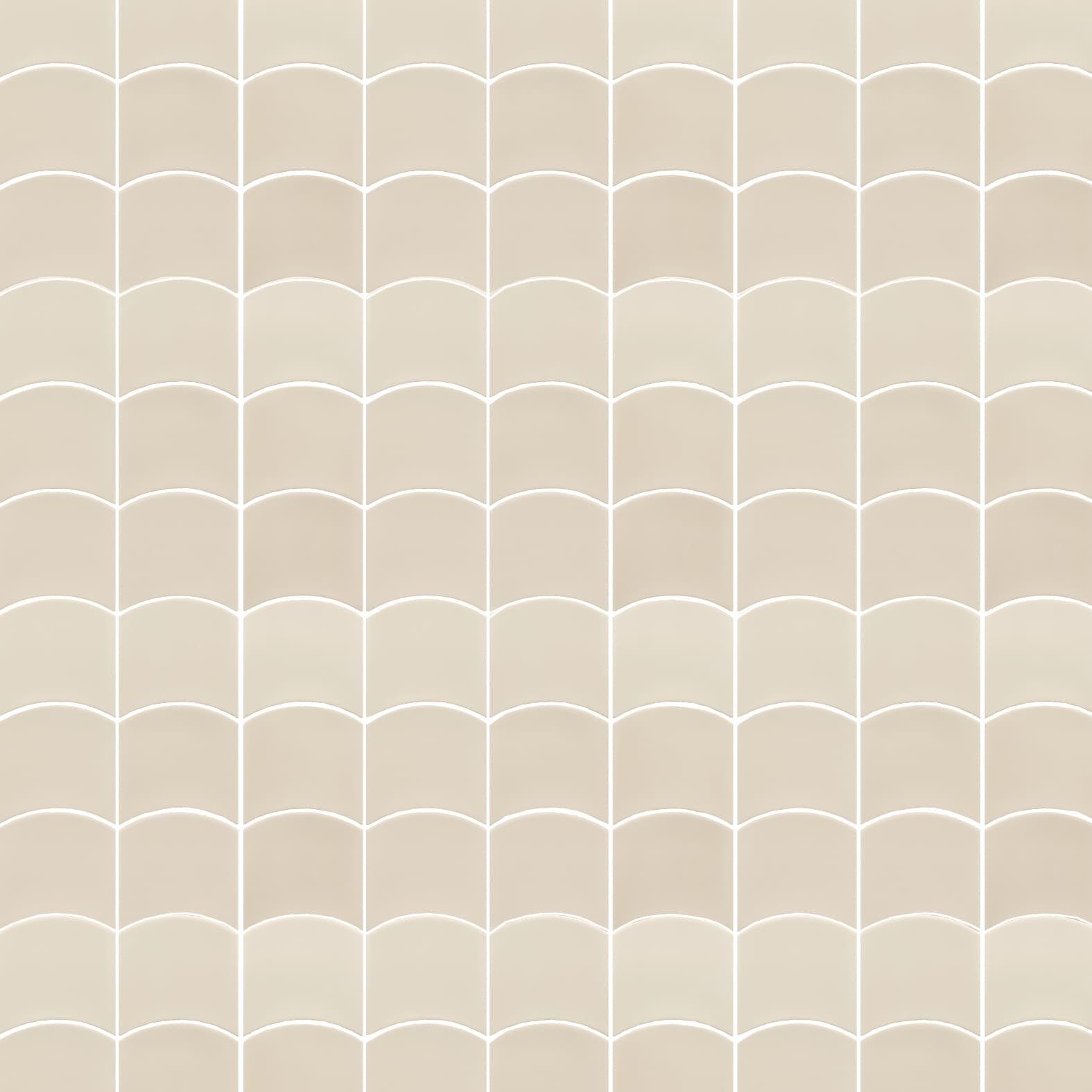 Wave | 5" x 5" | Cream