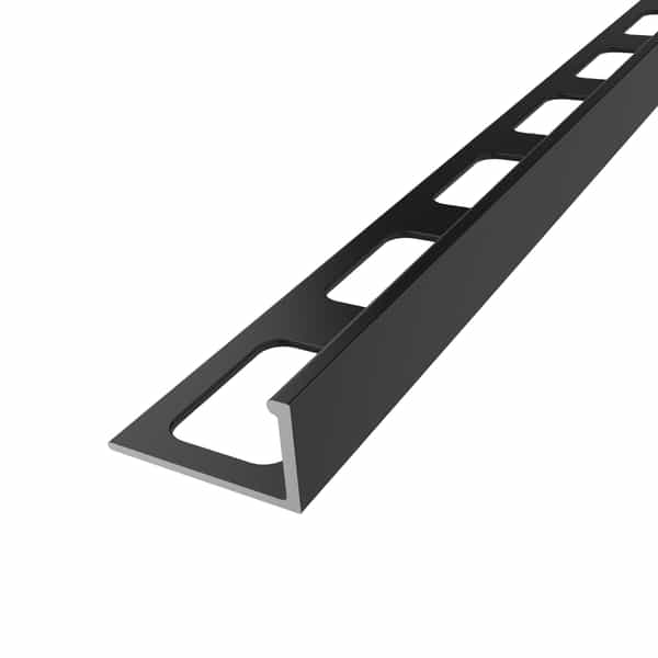 Diaplas économique en forme de «?L?» | Anodisé noir 555 | 8 mm