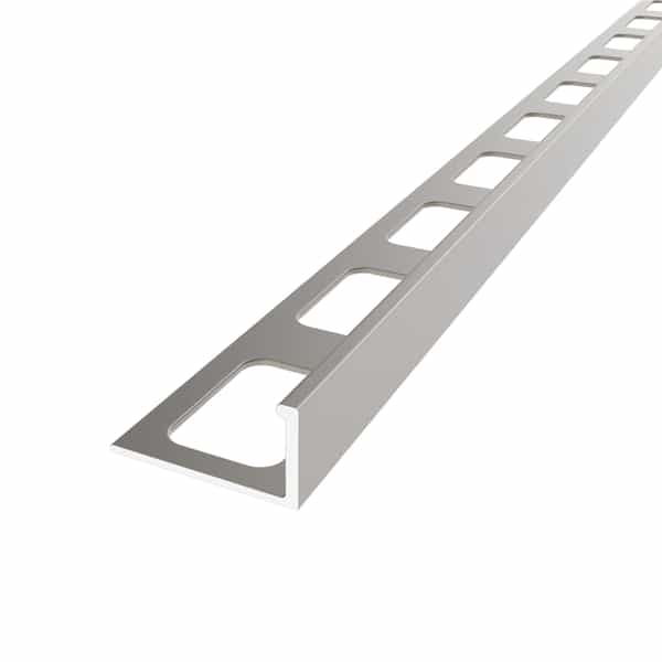 Diaplas économique en forme de «?L?» | Anodisé nickel satiné 850 | 8 mm