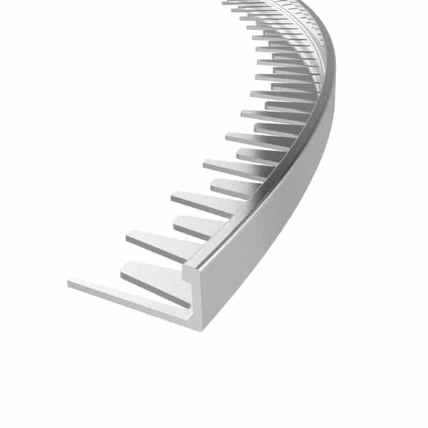 Diaplas flexible en forme de « L » | Aluminium naturel 111 | 8 mm