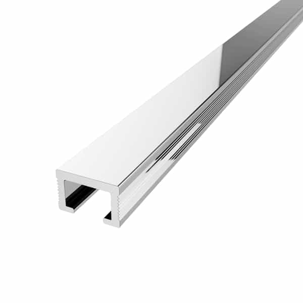 Diaplas listello décoratif | Anodisé brillant poli 223P | 15 mm