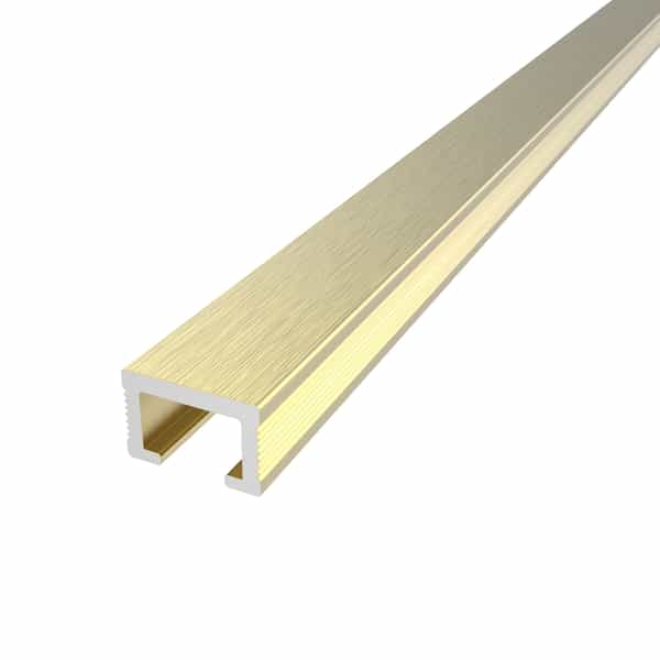 Diaplas listello décoratif | Anodisé laiton satiné 333 | 15 mm