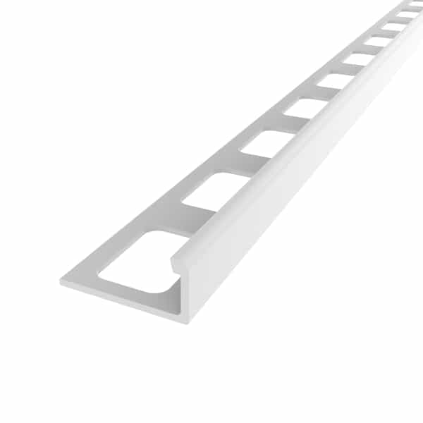 Diaplas PVC régulier en forme de « L » | Blanc 136 | 4.5 mm
