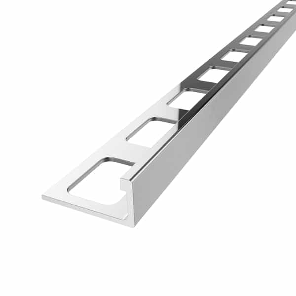 Diaplas régulier en forme de « L » | Anodisé brillant 223 | 10 mm