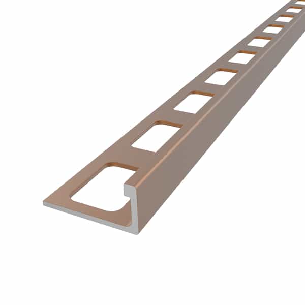 Diaplas régulier en forme de « L » | Anodisé bronze foncé 275 | 6 mm