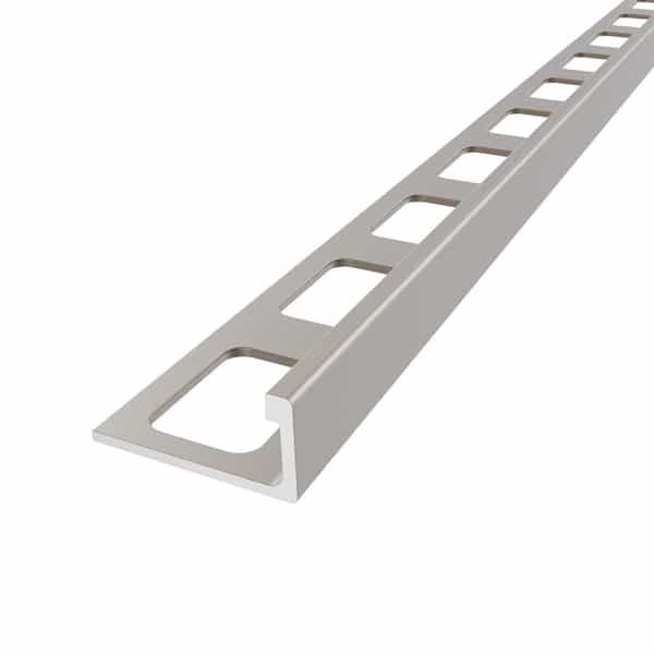Diaplas régulier en forme de « L » | Anodisé nickel satiné 850 | 6 mm