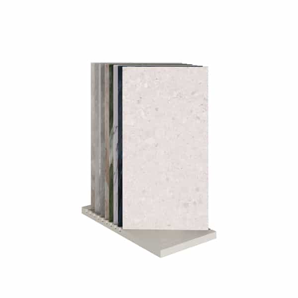 Présentoir Dune Haut de gamme | 20" x 43" x 2" Gauche | Flodsten-Metallica