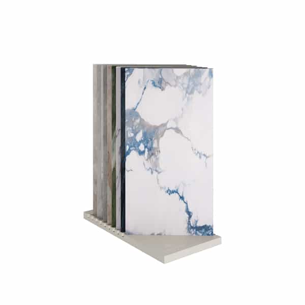 Présentoir Dune Haut de gamme | 20" x 43" x 2" Gauche | Marbes