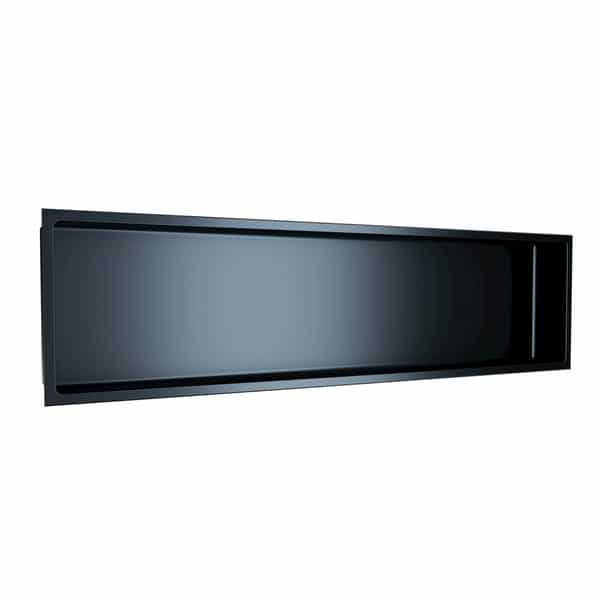 Niche NI1248 | Enduit de poudre noir | 12" x 48" x 4"