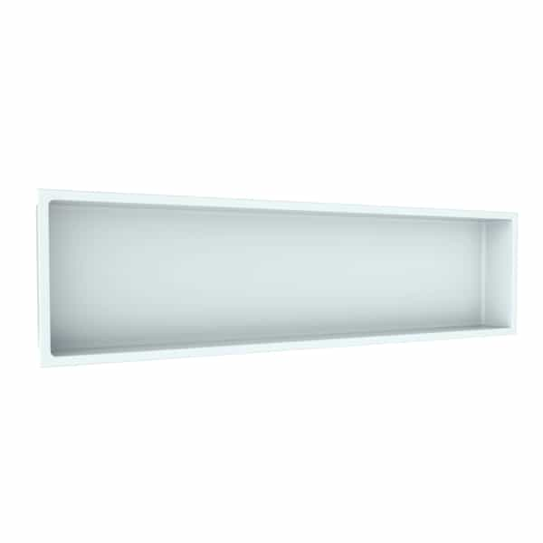 Niche NI1248 | Enduit de poudre blanc | 12" x 48" x 4"