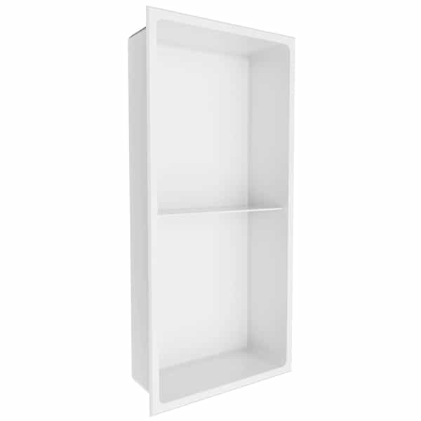 Niche NI2412T | Enduit de poudre blanc | 24" x 12" x 4"