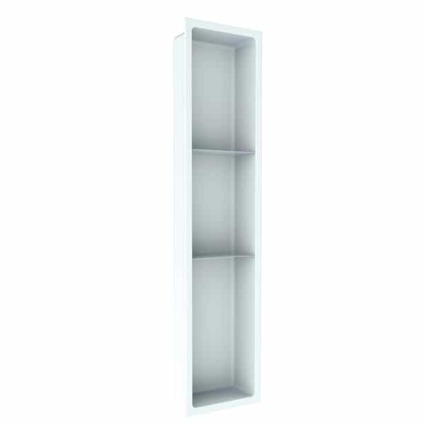 Niche NI368T | Enduit de poudre blanc | 36" x 8" x 4"