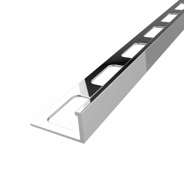 PROANGLE ECO en forme de « L » | Argent Poli | 8 mm