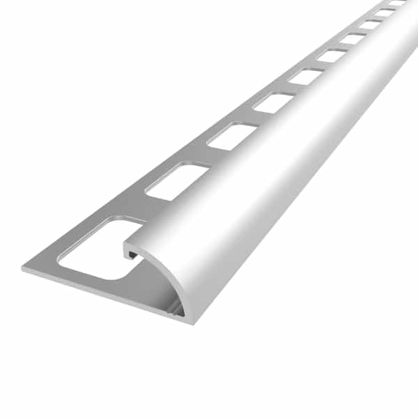 PROTRIM ECO Quart de rond | Argent Satiné | 8 mm