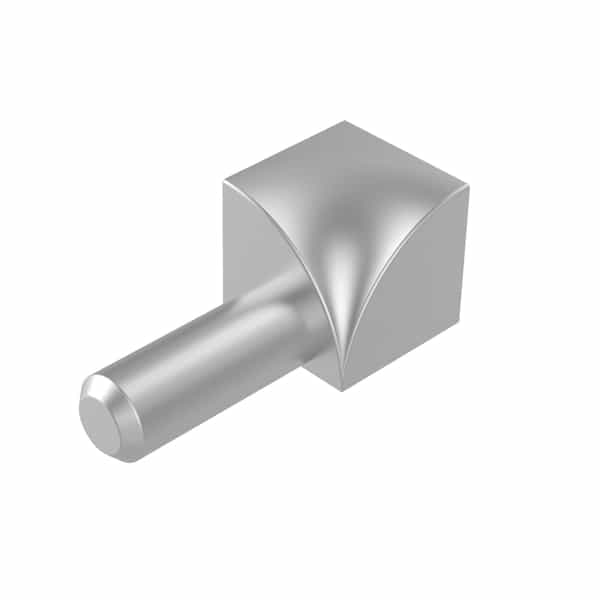 PROTRIM Coin intérieur quart de rond | Argent Satiné | 10 mm