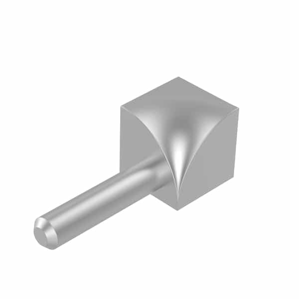 PROTRIM Coin intérieur quart de rond | Argent Satiné | 8 mm
