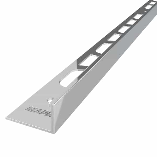 PROANGLE L-Shaped | Argent Brossé Brillant | 8 mm