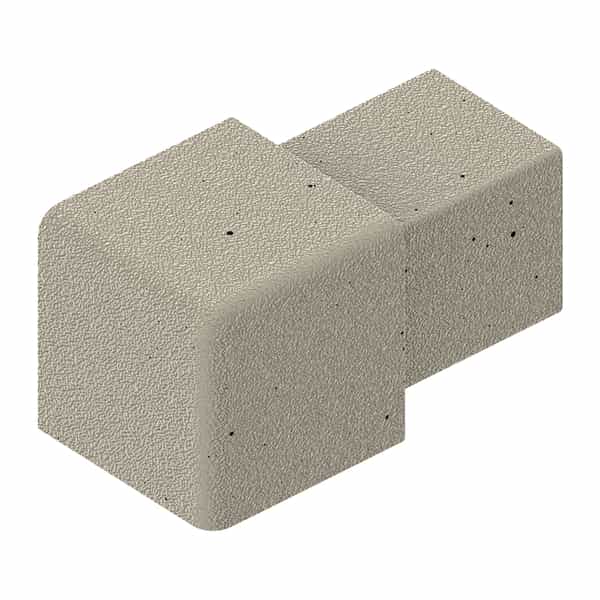 PROANGLE Square-Shaped Corners | Biscuit Peint Texturé | 8 mm