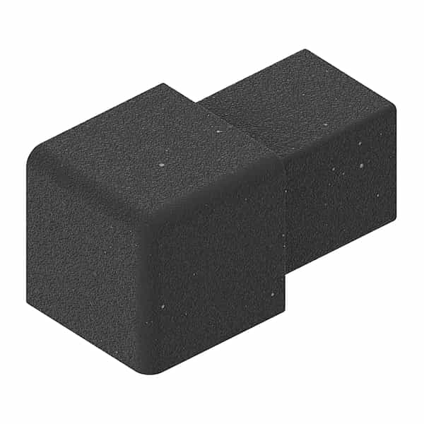 PROANGLE Square-Shaped Corners | Anthracite Peint Texturé | 8 mm
