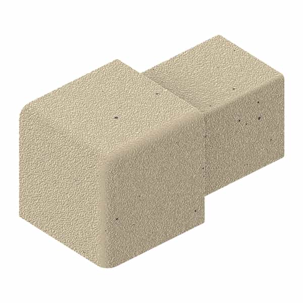 PROANGLE Square-Shaped Corners | Amande Clair Peint Texturé | 8 mm