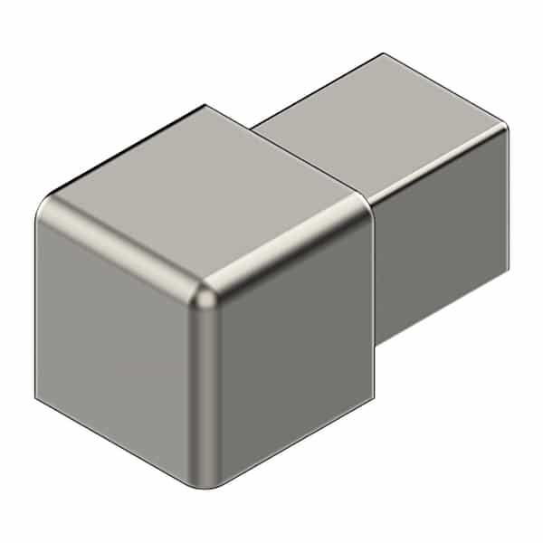 PROANGLE Square-Shaped Corners | Nickel Satiné | 8 mm