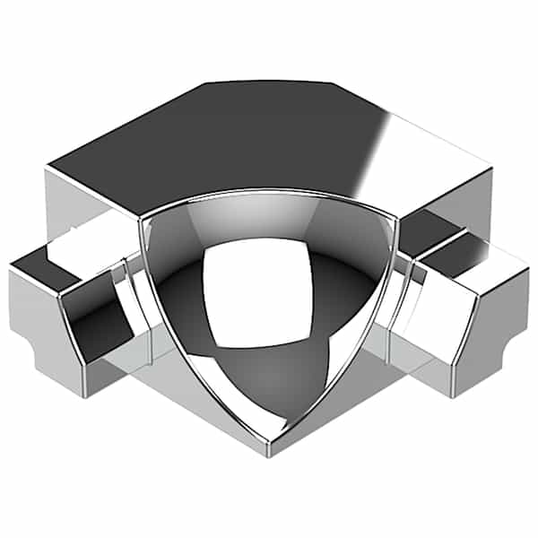 PROROUND Flush Cove-Shaped Inside Corners | Argent Brillant