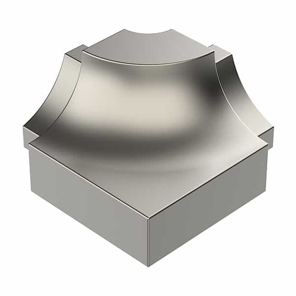 PROROUND Cove-Shaped WF Outside Corner | Nickel Satiné