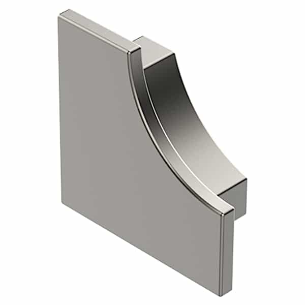 PROROUND Cove-Shaped WF End Cap | Nickel Satiné