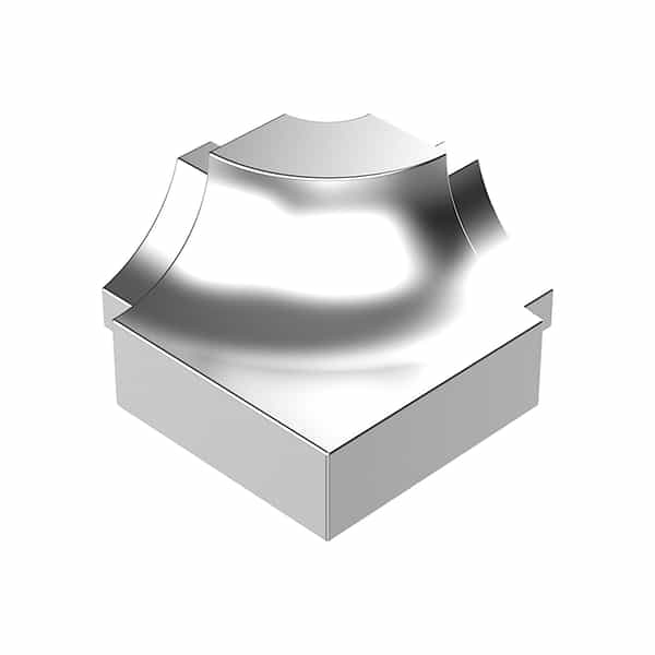 PROROUND Cove-Shaped WF Outside Corner | Argent Satiné