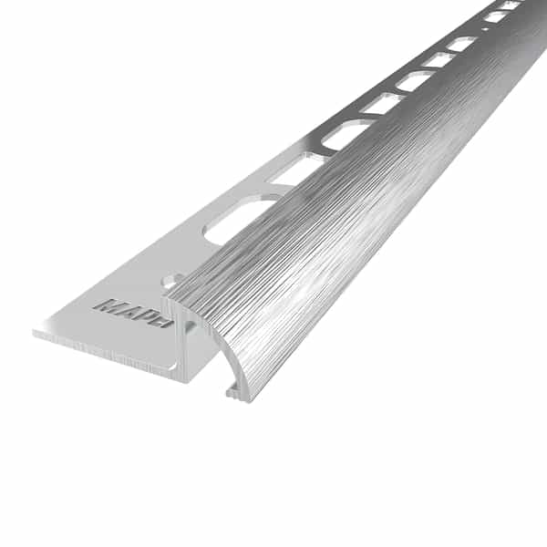 PROTRIM Rounded | Argent Brossé Brillant | 8 mm