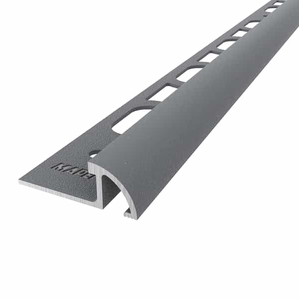 PROTRIM Rounded | Gris Perle Peint Texturé | 8 mm
