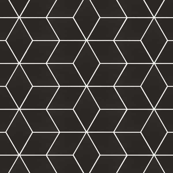 Rhombus | 6" x 10" | Noir