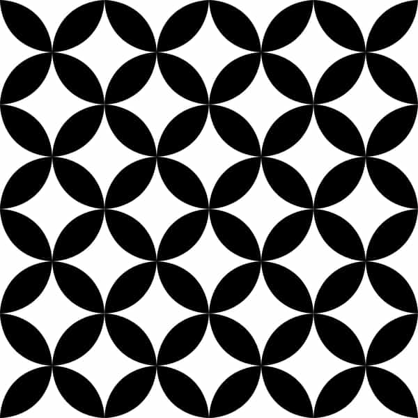 Retromix | 6" x 6" | Circle BWPS