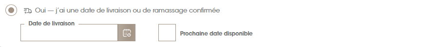 Option date confirmée